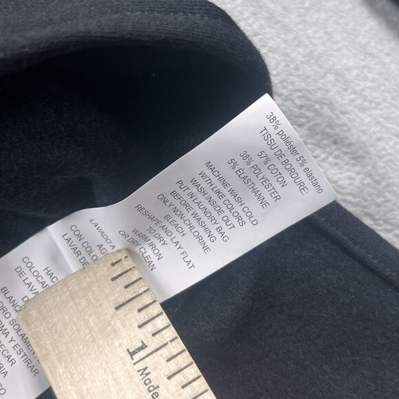 Michael Kors Hoodie Men's Small Black Spell Out Streetwear Preppy QF451NE4MT - Picture 9 of 14